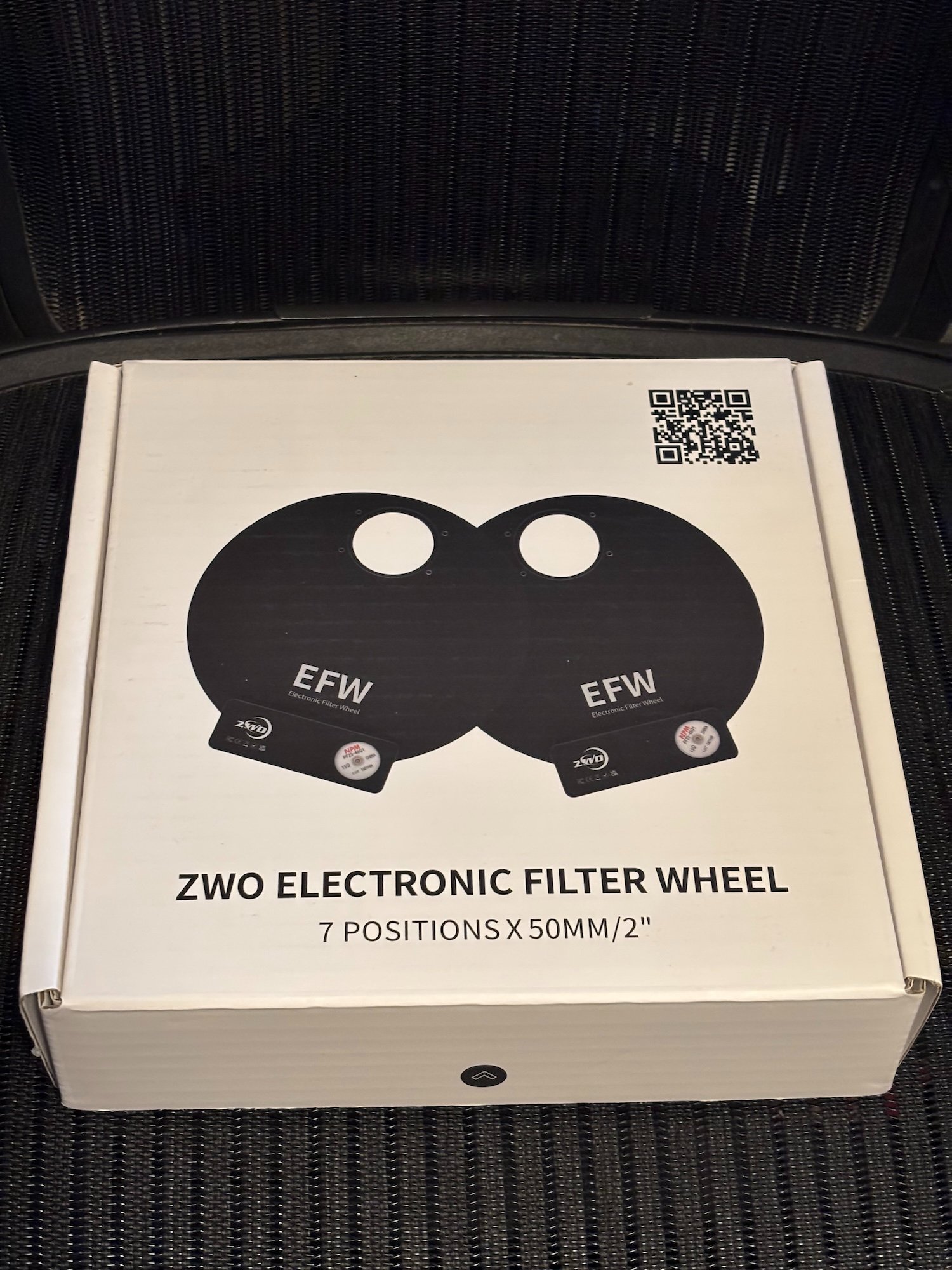 ZWO EFW Electronic Filter Wheel 7x50mm/2"